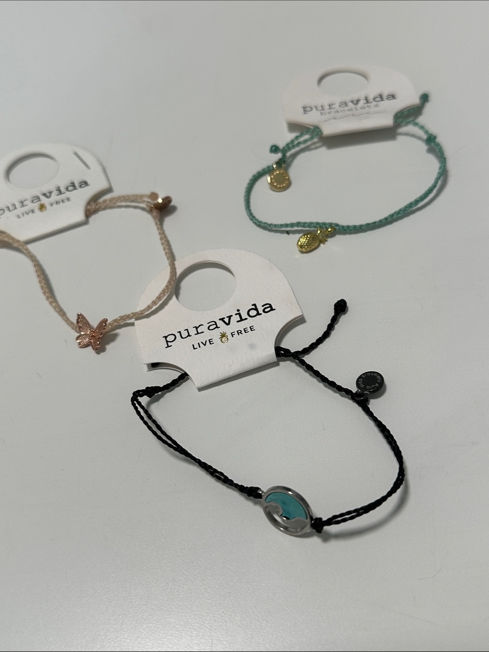 🐌 Bundle of 3 NWT  Pura Vida Bracelets